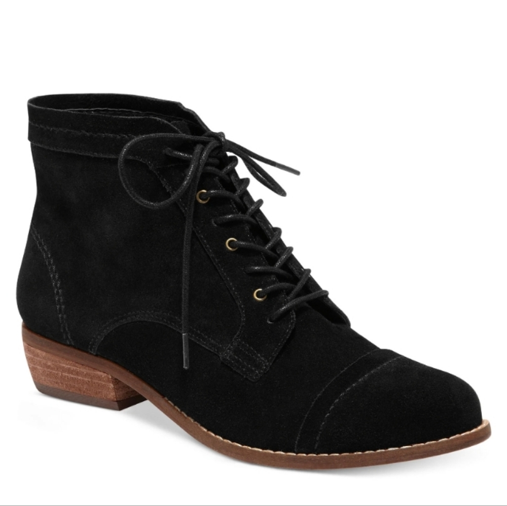 Dolce Vita Black Lace Up Boots